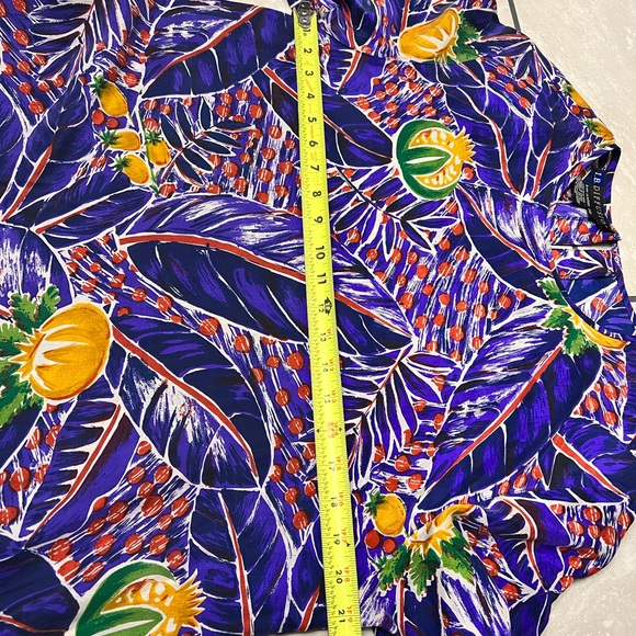 VINTAGE 90s IB DIFFUSION SILK SKIRT AND BLOUSE SET WOMEN'S SIZE 10 MAXY SKIRT - Picture 7 of 10